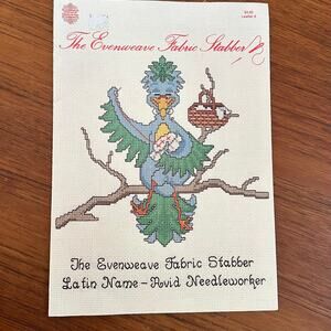 Evenweave Fabric Stabber Cross Stitch Pattern 1982